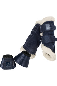 2023 Eskadron Mesh Evo-Wool Tendon Boots & Softslate Bell Boots 555131670131 - Navy